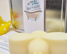 Load image into Gallery viewer, 'Bee happy' solid moisturising bar - lemon, lime, grapefruit and sweet orange