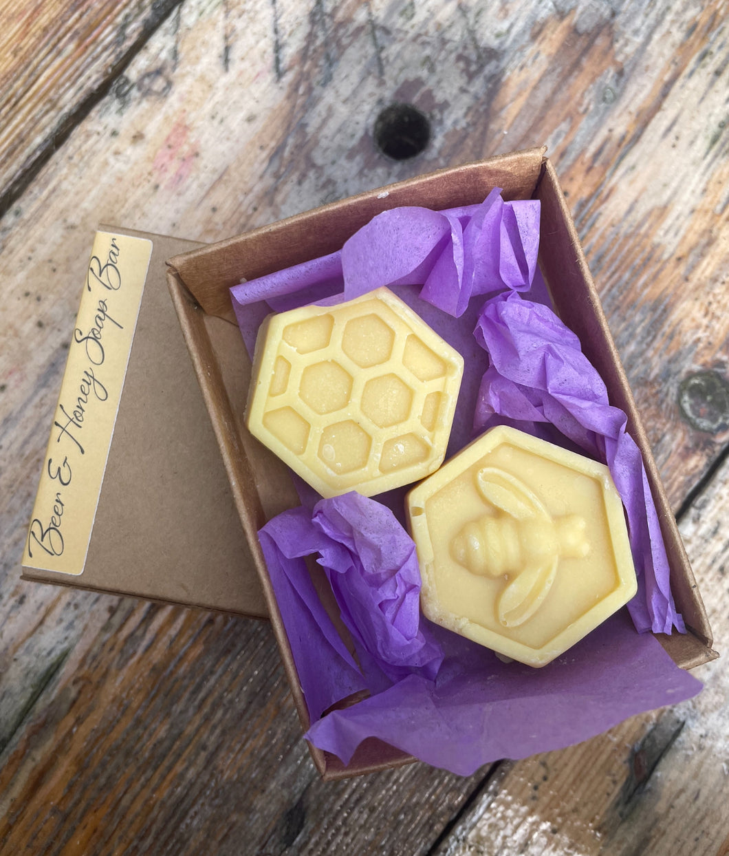 Two mini artisan soaps - Bee Clean Soaps
