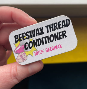 Beeswax thread conditioner