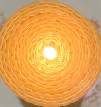 Load image into Gallery viewer, Handrolled beeswax candle top