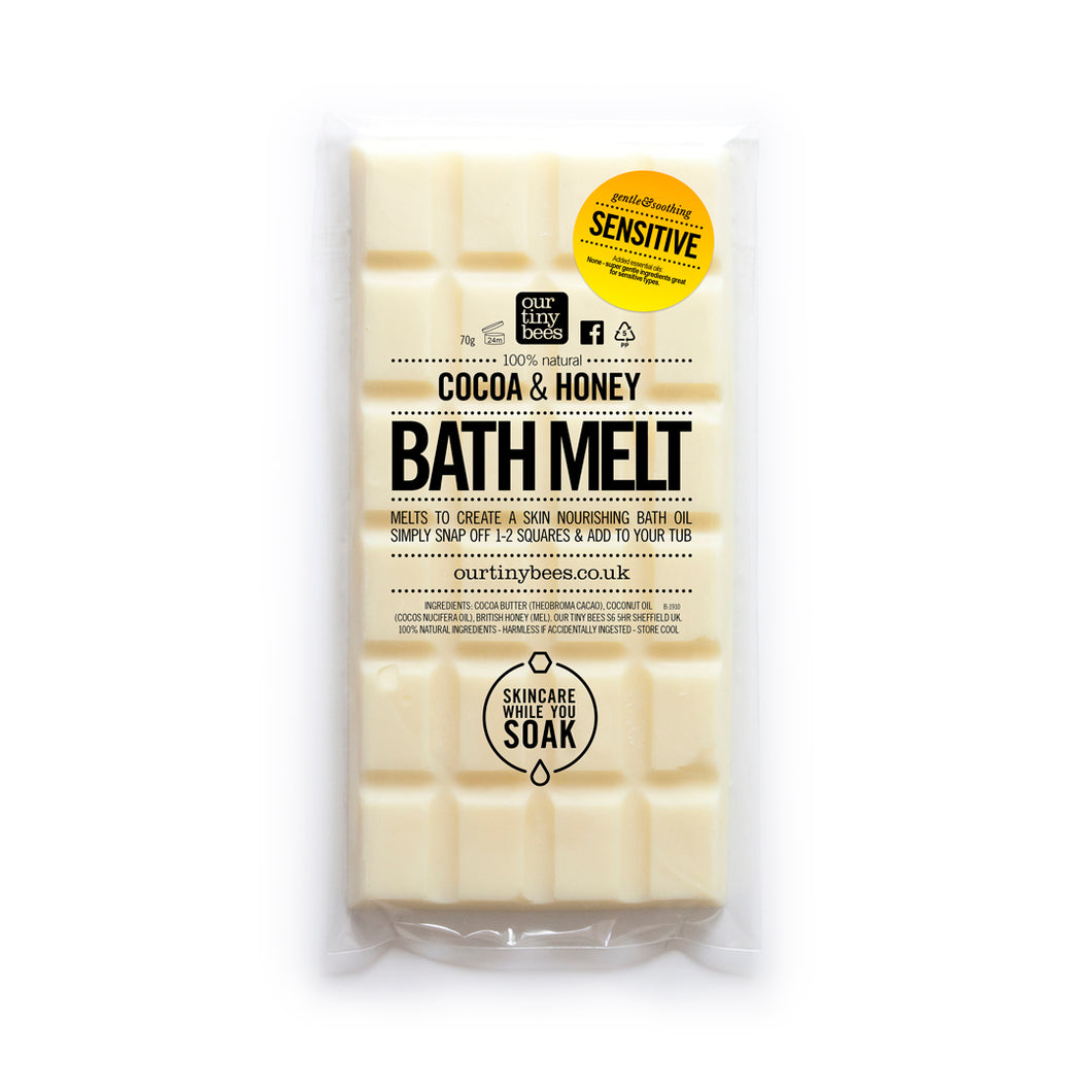 Our Tiny Bees bath melts sensitive