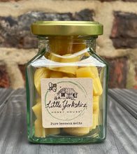 Load image into Gallery viewer, Pure Yorkshire beeswax melts - jar of 20 mini ducks